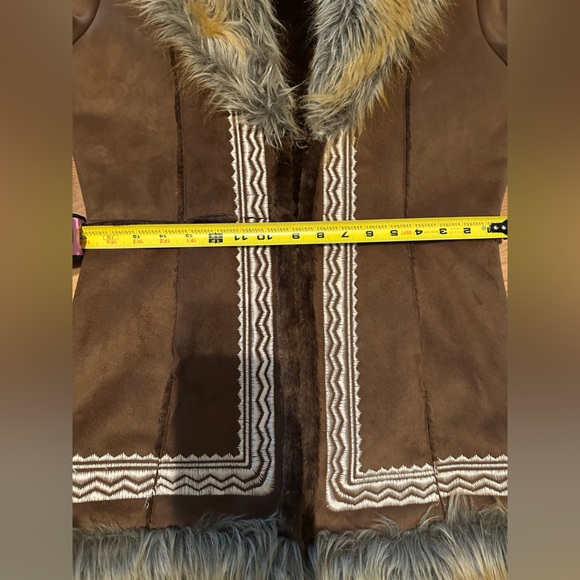 Vintage Brown Afghan Jacket - Picture 5 of 5